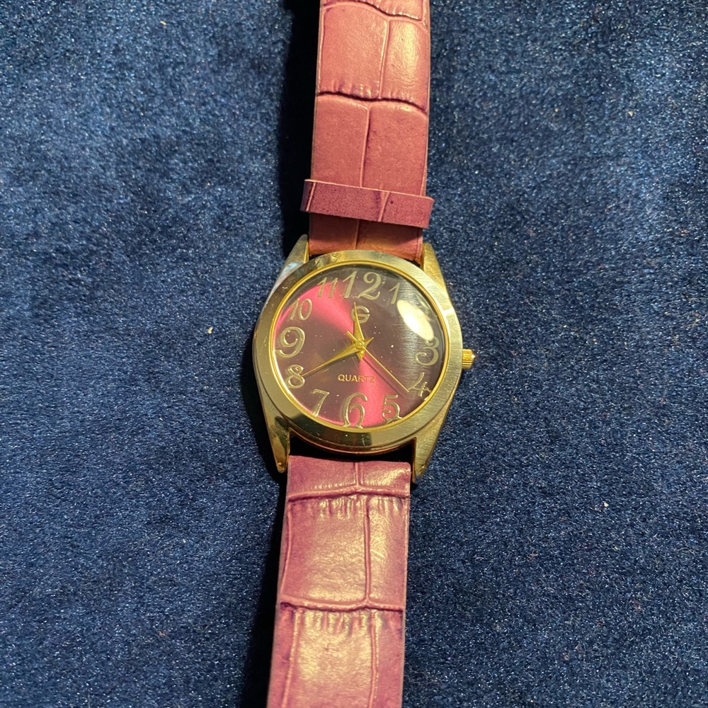 Women’s - Gossip Watch, Model GSP471E, Purple, with gold hardware